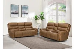 Mor Furniture Reclining Sofas|Sofas|Bruce 2 Power Sofa In Cognac