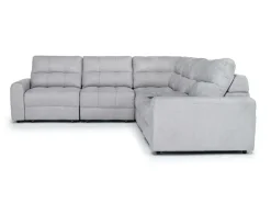 Mor Furniture Sectionals|Bryce 6 Piece Power Sectional In Savannah Coin