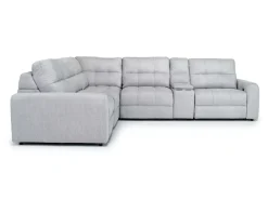 Mor Furniture Sectionals|Bryce 6 Piece Power Sectional In Savannah Coin