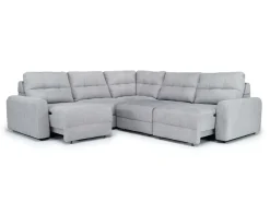 Mor Furniture Sectionals|Bryce 5 Piece Power Sectional In Savannah Coin