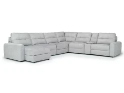 Mor Furniture Sectionals|Bryce 7 Piece Power Sectional In Savannah Coin