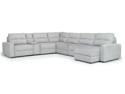 Mor Furniture Sectionals|Bryce 7 Piece Power Sectional In Savannah Coin