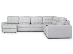 Mor Furniture Sectionals|Bryce 7 Piece Power Sectional In Savannah Coin