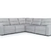 Mor Furniture Sectionals|Bryce 5 Piece Power Sliding Sectional W/ Power Armless Slider In Savannah Coin