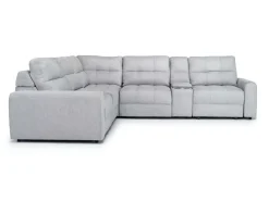 Mor Furniture Sectionals|Bryce 6 Piece Power Sliding Sectional W/ Power Armless Slider In Savannah Coin