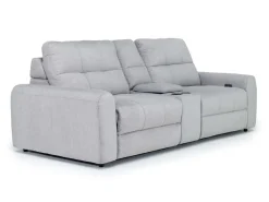 Mor Furniture Loveseats|Bryce Power Console Loveseat In Savannah Coin