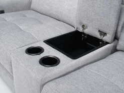Mor Furniture Loveseats|Bryce Power Console Loveseat In Savannah Coin