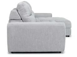 Mor Furniture Sofas|Bryce Power Slider Sofa Storage Chaise In Savannah Coin, Left Facing