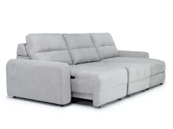 Mor Furniture Sofas|Bryce Power Slider Sofa Storage Chaise In Savannah Coin, Left Facing