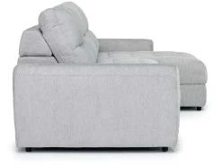 Mor Furniture Sofas|Bryce Power Sofa Storage Chaise In Savannah Coin, Left Facing