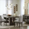 Mor Furniture Seating For 6|Dining Room Sets|Burkhaus Extendable Dining Table & 6 Chairs In Biege/Dark Brown