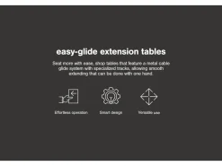 Mor Furniture Dining Tables|Burkhaus Extendable Dining Table In Dark Brown