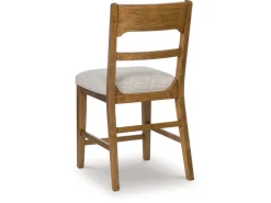 Mor Furniture Counter Height Stools|Barstools|Cabalynn Counter Height Stool In Oatmeal/Light Brown