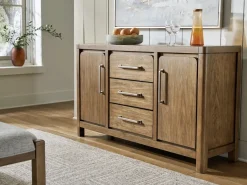 Mor Furniture Sideboards, Buffets & Hutches|Cabalynn Server In Light Brown