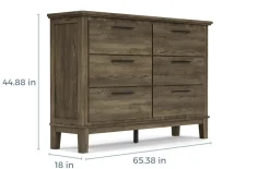 Mor Furniture Bedroom Sets|Cagney Upholstered Panel Bed W/ Storage, Dresser, Mirror & Nightstand In Gray, Queen