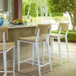 Mor Furniture Barstools|Calbas Outdoor Barstool In White