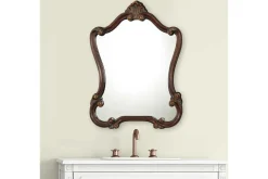 Mor Furniture Accent Mirrors|Calla Accent Mirror In Brown