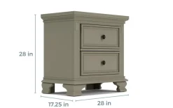 Mor Furniture Nightstands|Calloway Nightstand In White
