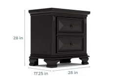 Mor Furniture Nightstands|Calloway Nightstand In White