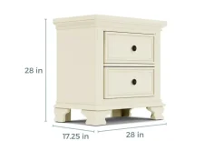 Mor Furniture Nightstands|Calloway Nightstand In White