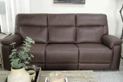 Mor Furniture Sofas|Cannes 3 Power Theater Sofa W/ Immersive Sound In Maze Tan