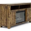 Mor Furniture Fireplace Tv Stands|Fireplaces|Cannon Valley Fireplace Console In Brown