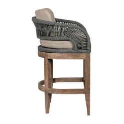 Mor Furniture Barstools|Capri Outdoor Barstool In Taupe