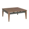 Mor Furniture Outdoor Coffee Tables|Capri Outdoor Square Coffee Table In Brown