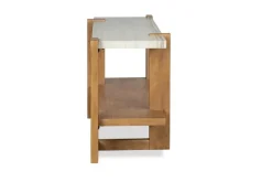 Mor Furniture Sofa & End Tables|Carrington Sofa Table In Honey Wheat