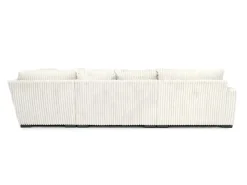Mor Furniture Sectionals|Casper 4 Piece Loveseat Chaise Sectional In Pony Slate, Left Facing