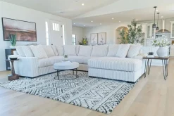 Mor Furniture Sectionals|Casper 4 Piece Loveseat Chaise Sectional In Pony Slate, Left Facing