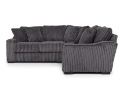 Mor Furniture Sectionals|Casper 3 Piece Loveseat Sectional In Pony Slate