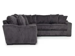 Mor Furniture Sectionals|Casper 3 Piece Loveseat Sectional In Pony Slate