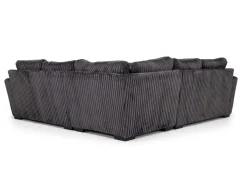 Mor Furniture Sectionals|Casper 3 Piece Loveseat Sectional In Pony Slate