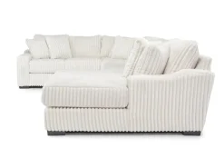 Mor Furniture Sectionals|Casper 4 Piece Sofa Chaise Sectional In Pony Slate, Left Facing
