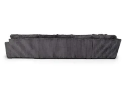 Mor Furniture Sectionals|Casper 4 Piece Sofa Chaise Sectional In Pony Slate, Left Facing