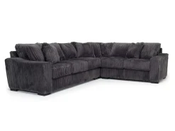 Mor Furniture Sectionals|Casper 3 Piece Sofa Sectional In , Left Facing Pony Slate