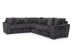 Mor Furniture Sectionals|Casper 3 Piece Sofa Sectional In , Left Facing Pony Slate