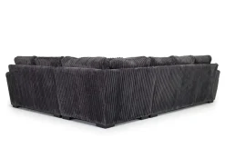 Mor Furniture Sectionals|Casper 3 Piece Sofa Sectional In , Left Facing Pony Slate