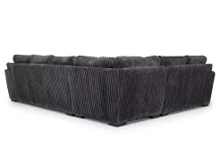 Mor Furniture Sectionals|Casper 3 Piece Sofa Sectional In , Left Facing Pony Slate