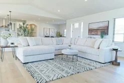 Mor Furniture Sectionals|Casper 4 Piece Xl Loveseat Chaise Sectional In Pony Slate, Left Facing