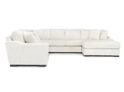 Mor Furniture Sectionals|Casper 4 Piece Xl Loveseat Chaise Sectional In Pony Slate, Left Facing