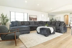Mor Furniture Sectionals|Casper 4 Piece Xl Sofa Chaise Sectional In Pony Slate, Left Facing