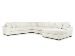Mor Furniture Sectionals|Casper 4 Piece Xl Sofa Chaise Sectional In Pony Slate, Left Facing