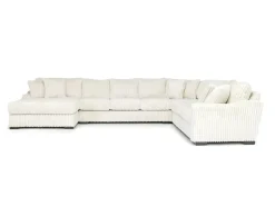 Mor Furniture Sectionals|Casper 4 Piece Xl Sofa Chaise Sectional In Pony Slate, Left Facing