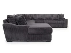 Mor Furniture Sectionals|Casper 4 Piece Xl Sofa Chaise Sectional In Pony Slate, Left Facing