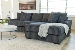 Mor Furniture Sofas|Casper Sofa Chaise In Pony Slate, Left Facing