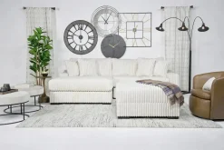 Mor Furniture Sofas|Casper Sofa Chaise In Pony Slate, Left Facing