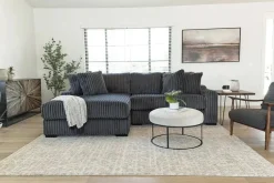 Mor Furniture Sofas|Casper Sofa Chaise In Pony Slate, Left Facing