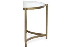 Mor Furniture Sofa & End Tables|Cassidy Sofa Table In Aged Brass
